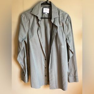 Charles Tyrwhitt Men's Dress Shirt Green 15.5 X 34 Extra Slim Fit